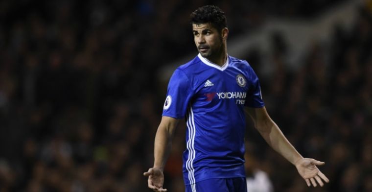 'Chelsea weigert Chinees bod op Costa: spits boos en uit de selectie'