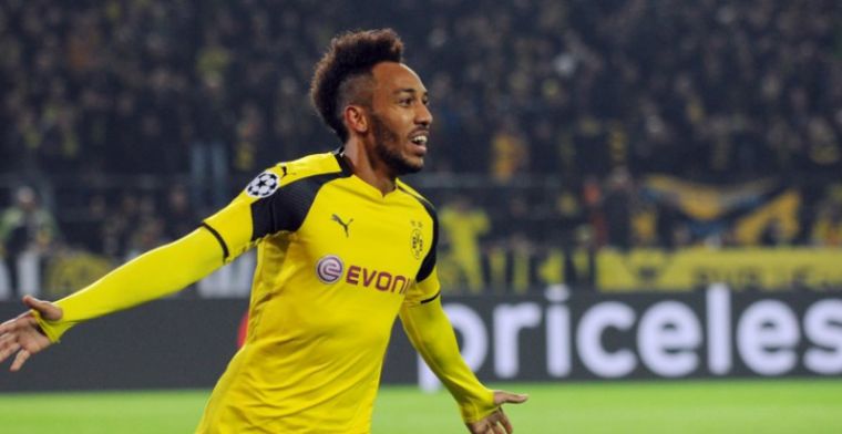 Aubameyang maakt hattrick en neemt Dortmund op sleeptouw tegen Benfica
