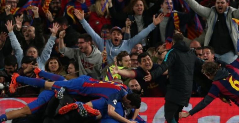 HAHA! Verslaggever is in Camp Nou en mist grootste comeback aller tijden