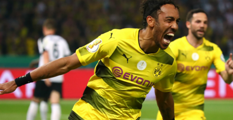 Dortmund pakt de Duitse beker in spannend duel dankzij lefgozer Aubameyang