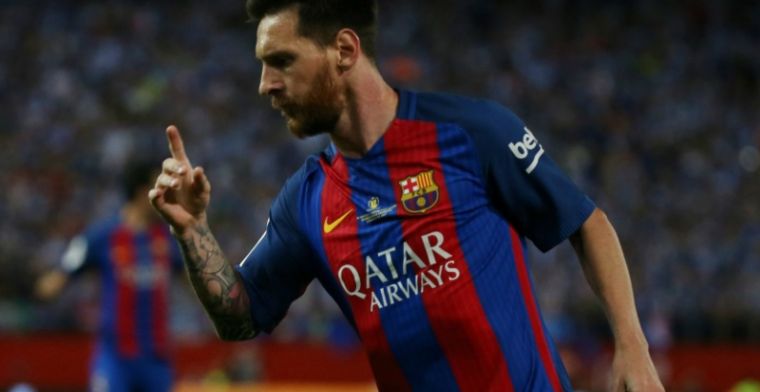 Weergaloze Messi wint Spaanse bekerfinale voor FC Barcelona