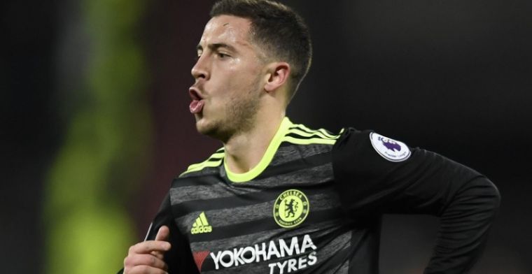 'Hazard wordt niet armer door 'gelukkig te zijn' bij Chelsea'