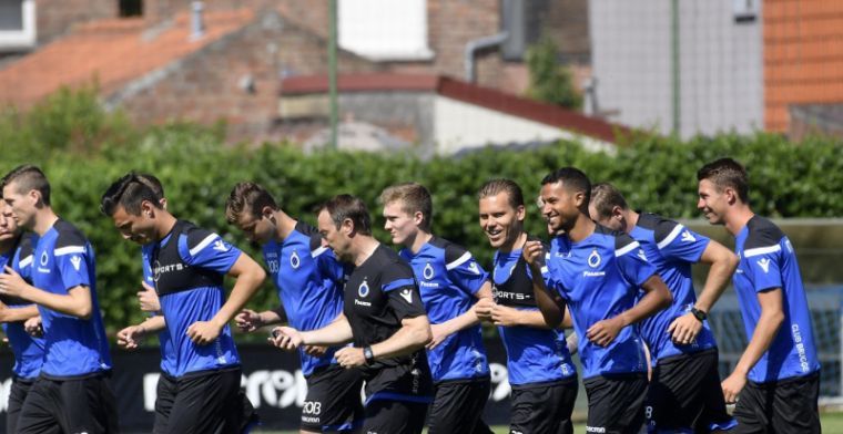 OPSTELLING: Clement neemt het op tegen deze elf van Club Brugge