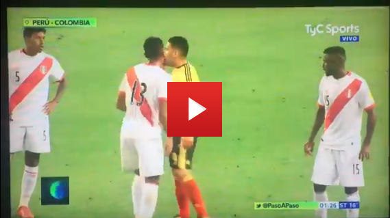 Opvallend beelden: Falcao en Peruvianen gooien het voor de camera op WK-akkoord