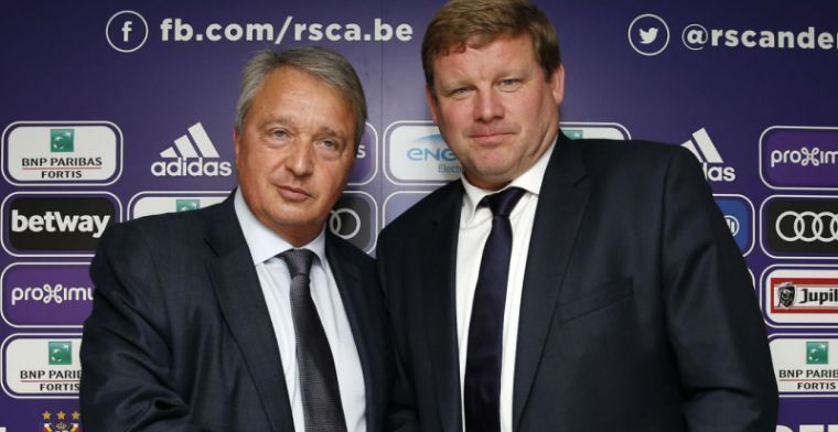 Vanhaezebrouck en Anderlecht-icoon geven acte de présence op supportersevenement