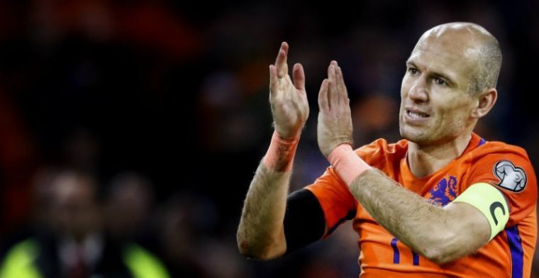 Robben sluit rentree in Oranje niet uit: Zeg nooit nooit. Absoluut niet