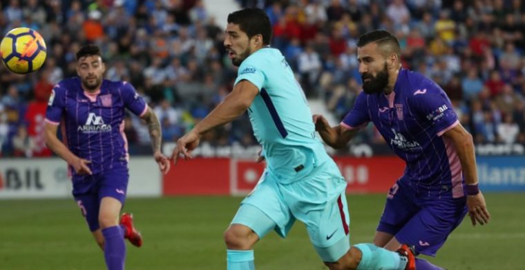 FC Barcelona ontsnapt in uitwedstrijd dankzij Suárez