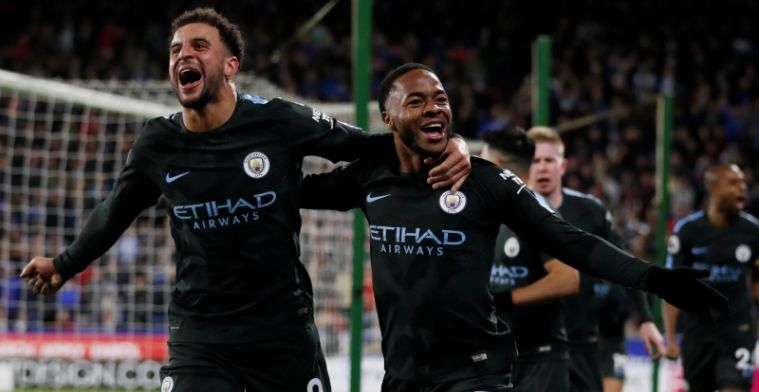 Manchester City wint met extreem fortuinlijke treffer