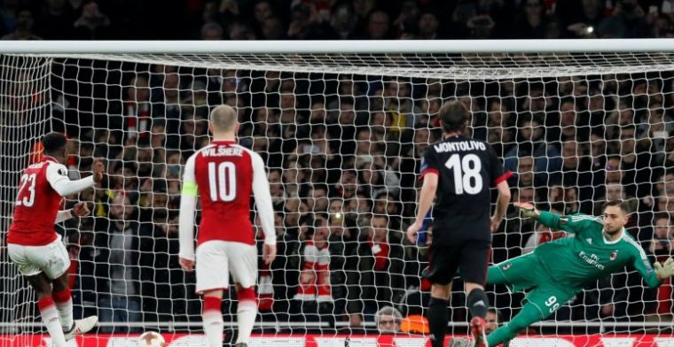 Arsenal knikkert Milan uit Europa League, Batshuayi en Dortmund falen