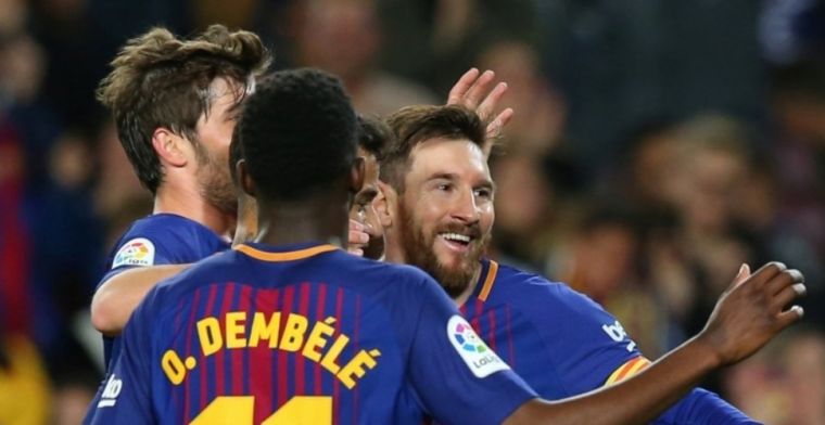 Messi helpt met hattrick nummer 45(!) Barcelona aan nieuwe zege