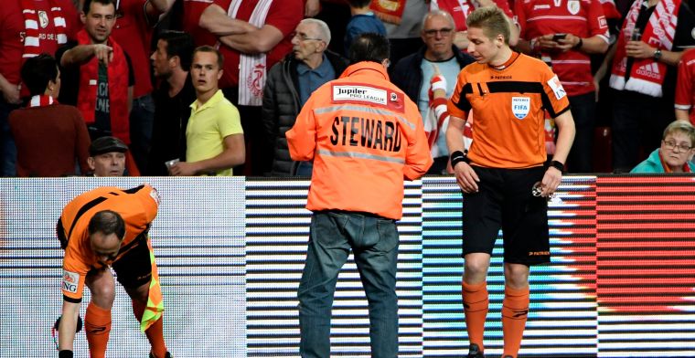 Standard-Anderlecht opgeschrikt door wijnglas: 'Zelfs VIP's gedragen zich niet'