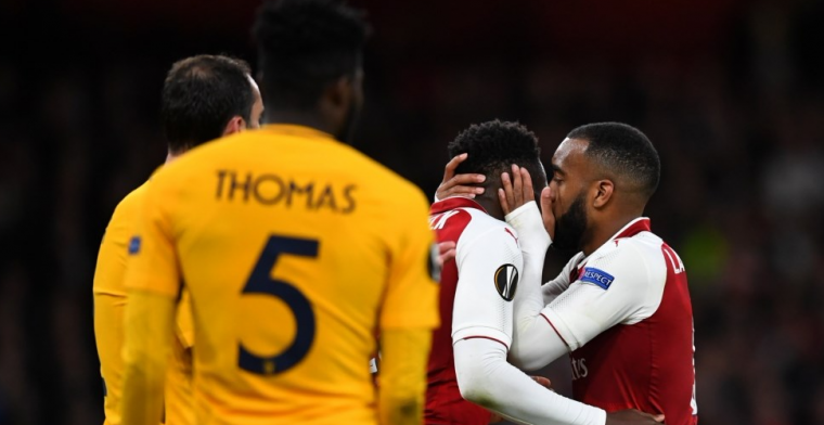 Dominant Arsenal stapt teleurgesteld van het veld af na late domper tegen Atlético