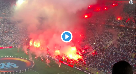 Het wordt een hete avond in de Europa League: Stadion in brand