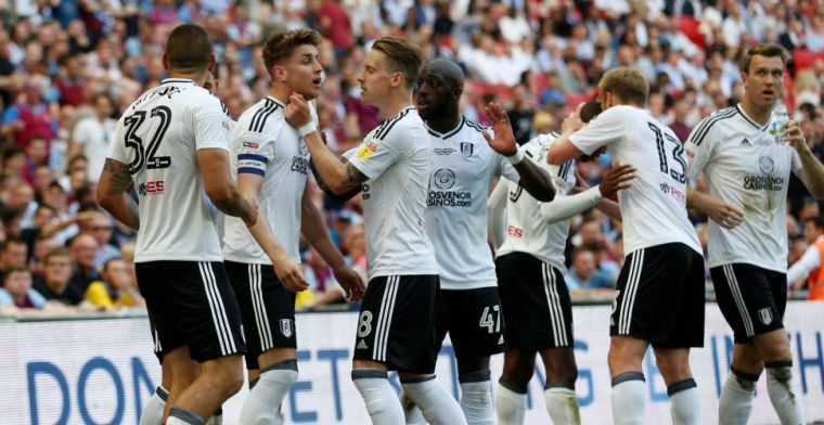 Fulham promoveert, ondanks rood voor Odoi, naar de Premier League