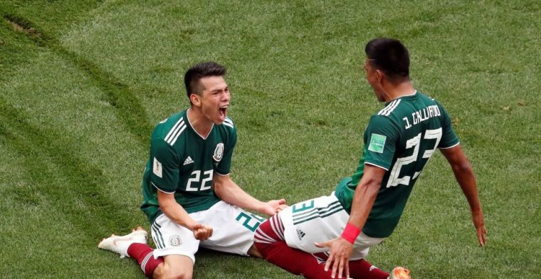 WK-sensatie in Moskou: Ochoa wint met Mexico van wereldkampioen Duitsland
