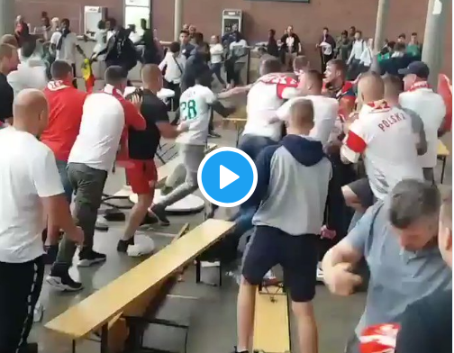 Schandalig: tientallen fans op de vuist in Antwerpen na WK-match Polen-Senegal