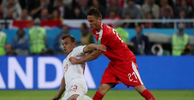 Milinkovic-Savic en Mitrovic gaan in blessuretijd onderuit tegen Zwitserland