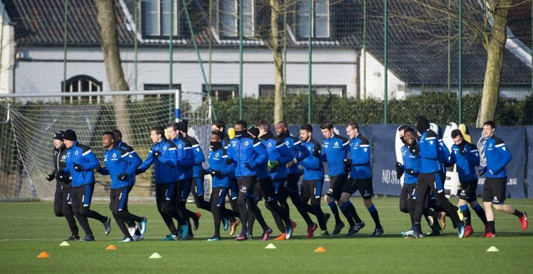 Club Brugge denkt aan fans van Rode Duivels en past oefenprogramma aan