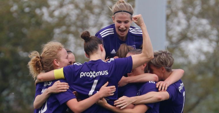 Pech voor vrouwenploeg Anderlecht: uitgeschakeld ondanks 10-0 overwinning