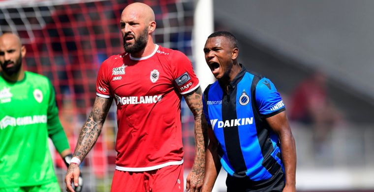Antwerp en Club Brugge delen de punten na beladen confrontatie