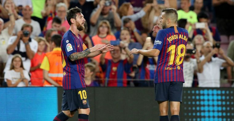 Jubileumdoelpunt Messi zet Barcelona op goede spoor tegen Alavés