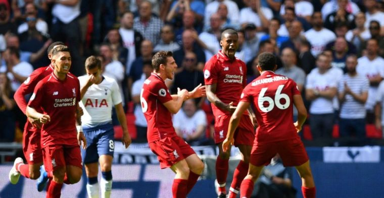 Liverpool wint ruim verdiend van matig Tottenham Hotspur