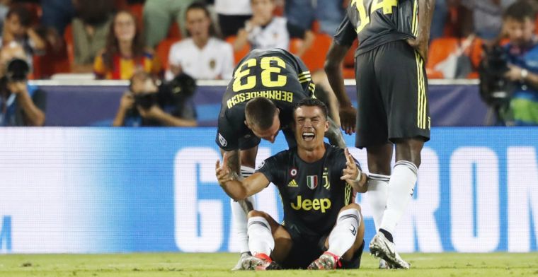 Twitter ontploft na rode kaart Ronaldo: 'Idiote misser. UEFA hobbelt erachteraan'