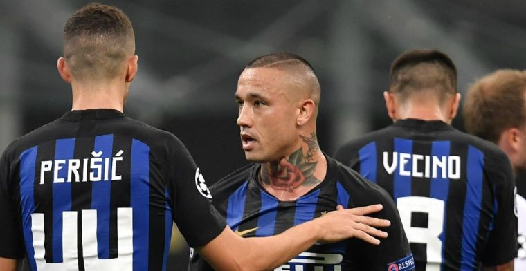 Inter wint ondanks afgekeurde goal van Nainggolan in extremis van Praet en co