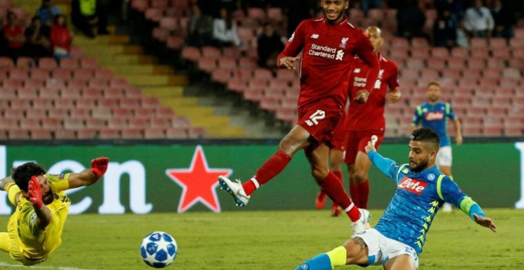 Groep C: Napoli met invaller Mertens wint van Liverpool en grijpt koppositie