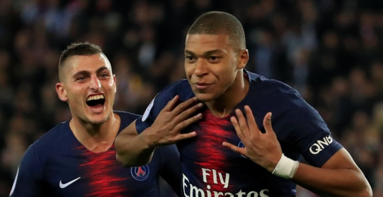 Paris Saint-Germain vernedert  Lyon: vier (!) goals van Mbappé