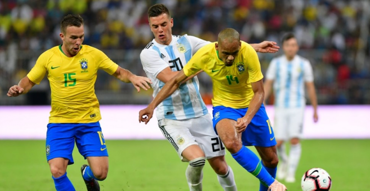 Argentinië verliest prestigetopper van Brazilië in blessuretijd