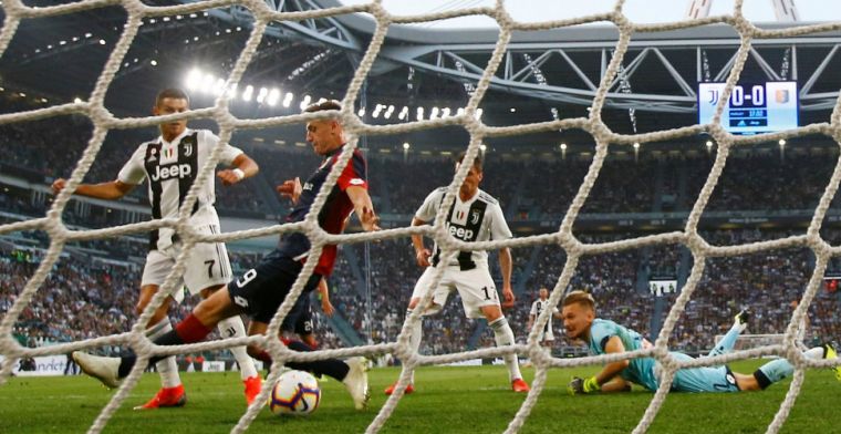Jubileumtreffer van Ronaldo kan uitglijder van Juventus niet voorkomen