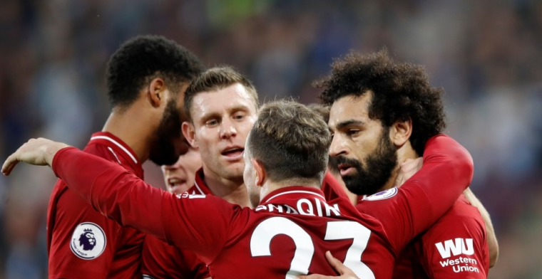 Liverpool dankt Salah opnieuw en klimt naar tweede plek in Engeland