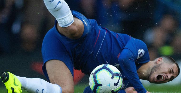 'Hazard komt niet pijnvrij uit de strijd, twijfel over de komende twee duels'