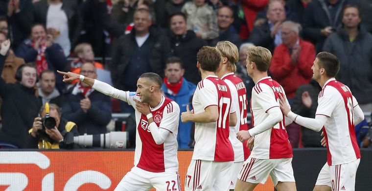 Gemakzuchtig Ajax wint eenzijdige Klassieker na rood door VAR en megablunder