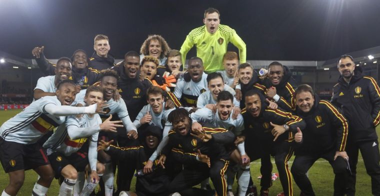 Twee doelpunten in slotfase zorgen voor gelijkspel van Belgische Beloften