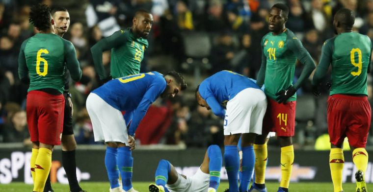 Doelman van KVO houdt Brazilië van het scoren, maar verliest toch met Kameroen