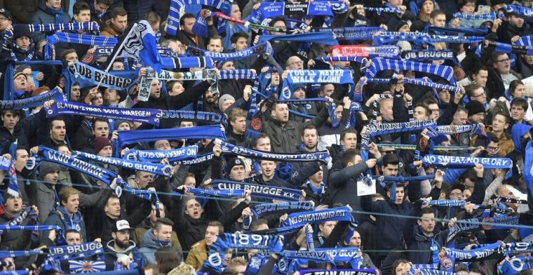 Prachtig! Supporters Club Brugge laten zich voor de match flink gelden