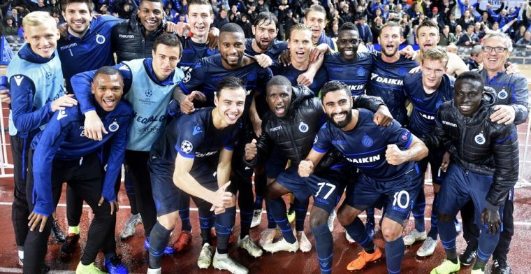 Tevredenheid bij Club Brugge: ''Vier spelers manifesteerden zich in CL''