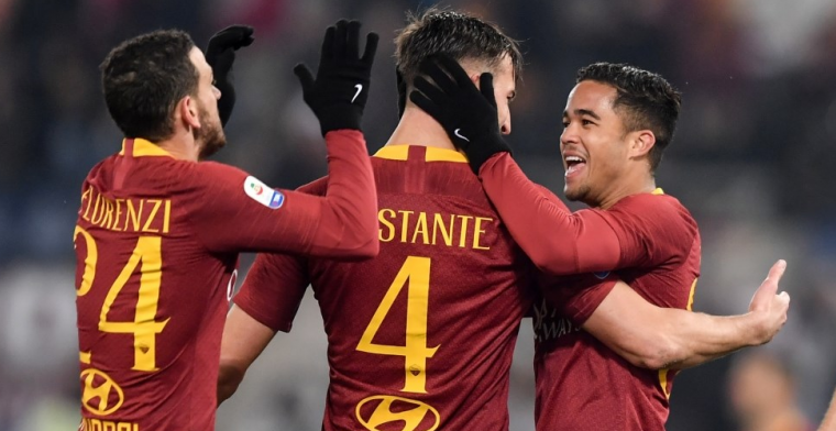 AS Roma wint spektakelstuk van Genoa, Justin Kluivert blinkt uit