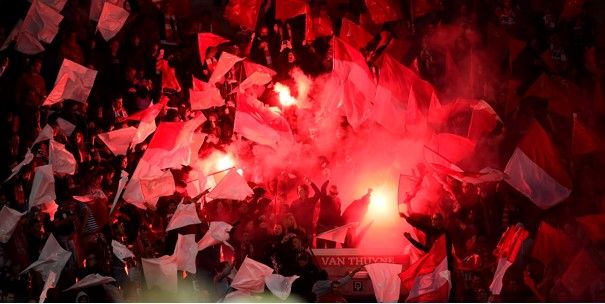 Kortrijk-fans maken het bont in Mechelen: Wellicht was er een gevecht gepland