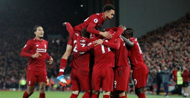 Liverpool stuurt Arsenal terug met grote cijfers: negen op rij voor The Reds