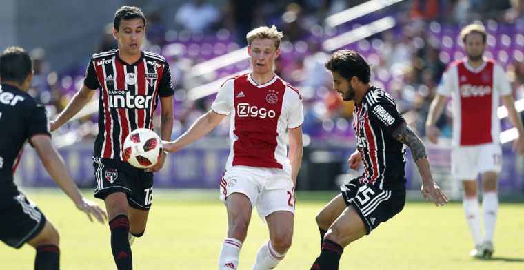 Téléfoot: Ajax onderhandelt 'relatief intens' met PSG, Frenkie de Jong is eruit