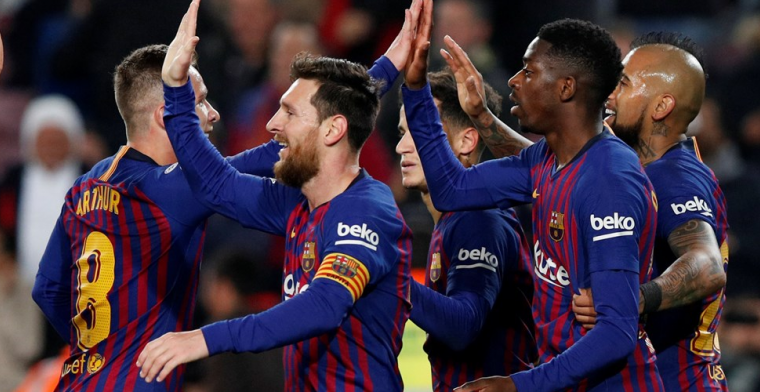 Barcelona poetst nederlaag weg en plaatst zich voor kwartfinales Copa Del Rey
