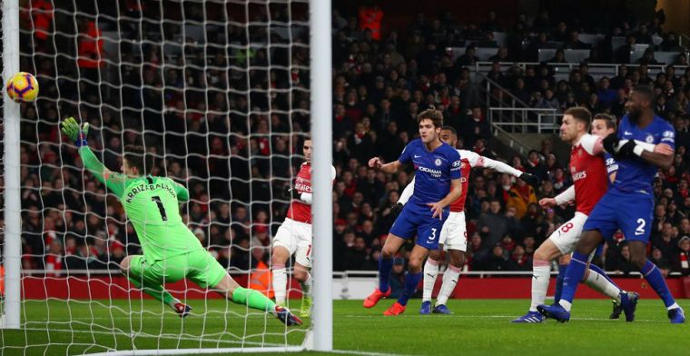 Hazard zorgt niet voor het verschil, Arsenal wint Londens onderonsje