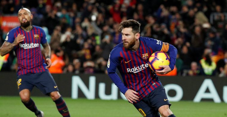 Barcelona loopt averij op: twee goals Messi niet genoeg over overwinning