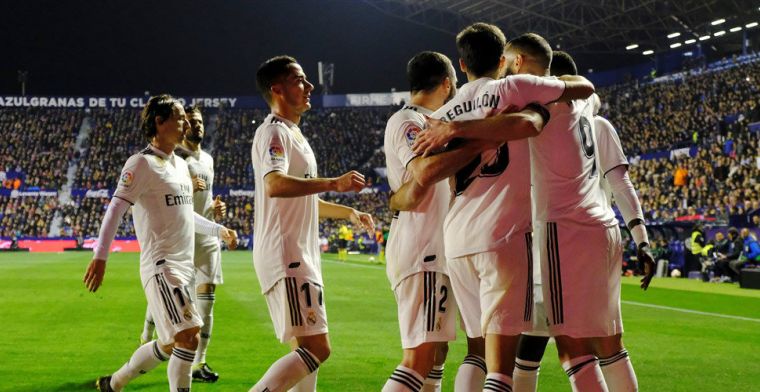 Real Madrid krijgt hulp van VAR, eindigt uitwedstrijd tegen Levante met tien man