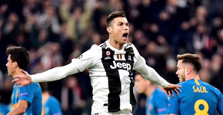 Juventus schakelt Atlético Madrid uit dankzij hattrickheld Ronaldo