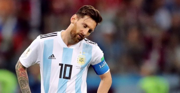 Argentinië stelt ook met Messi in de gelederen teleur en verliest oefenduel