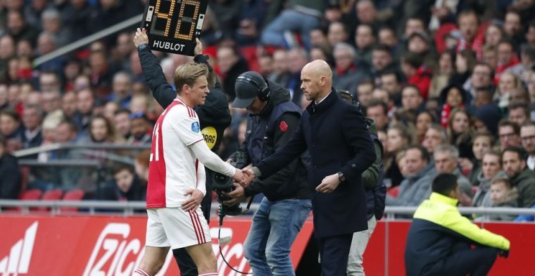 Ajax op volle sterkte naar Juventus: ook De Jong is van de partij